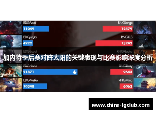 加内特季后赛对阵太阳的关键表现与比赛影响深度分析