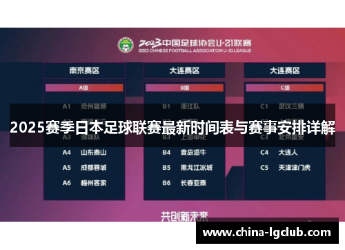 2025赛季日本足球联赛最新时间表与赛事安排详解