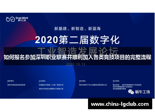 如何报名参加深圳职业联赛并顺利加入各类竞技项目的完整流程